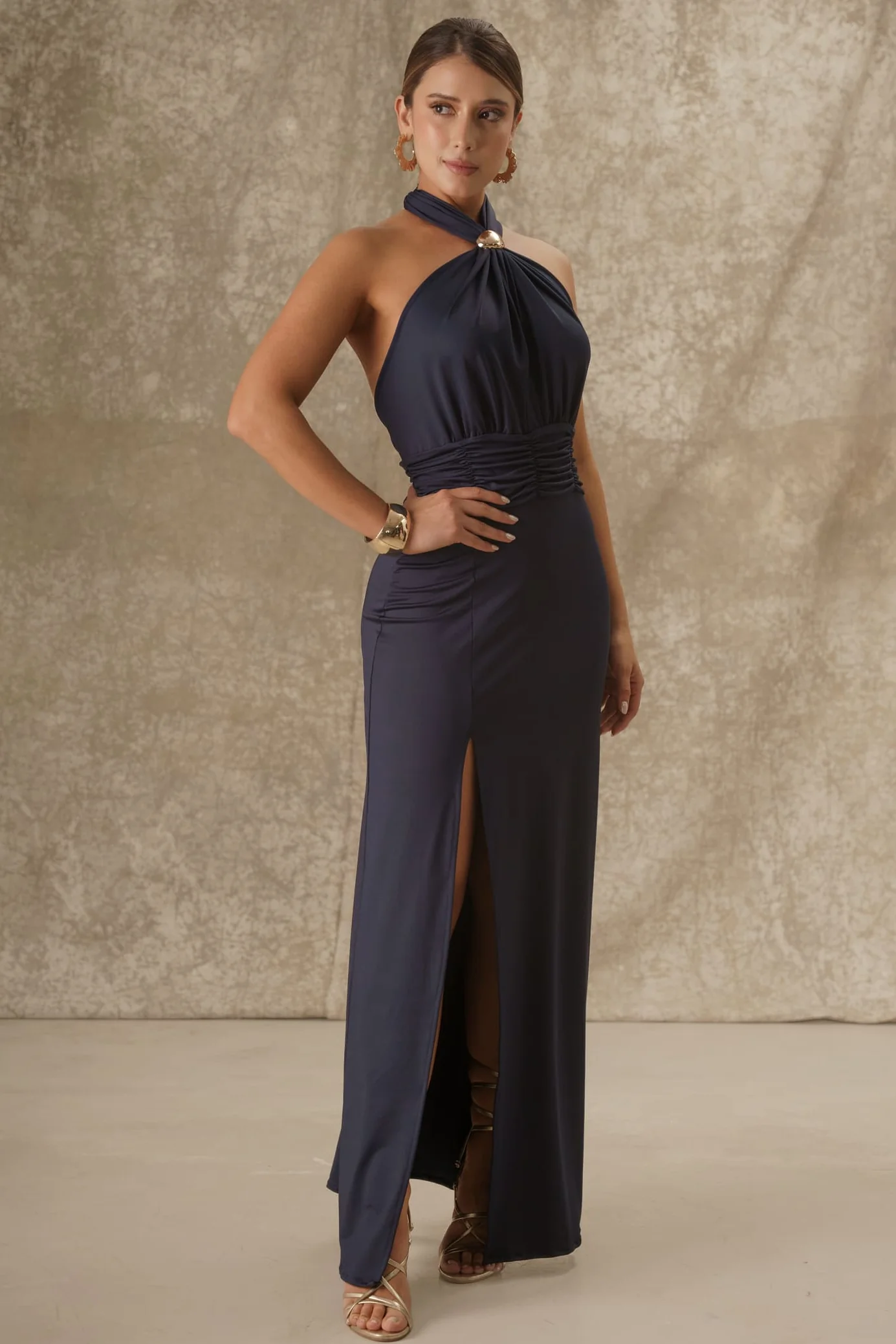 Vestido Rita Azul - vista 2